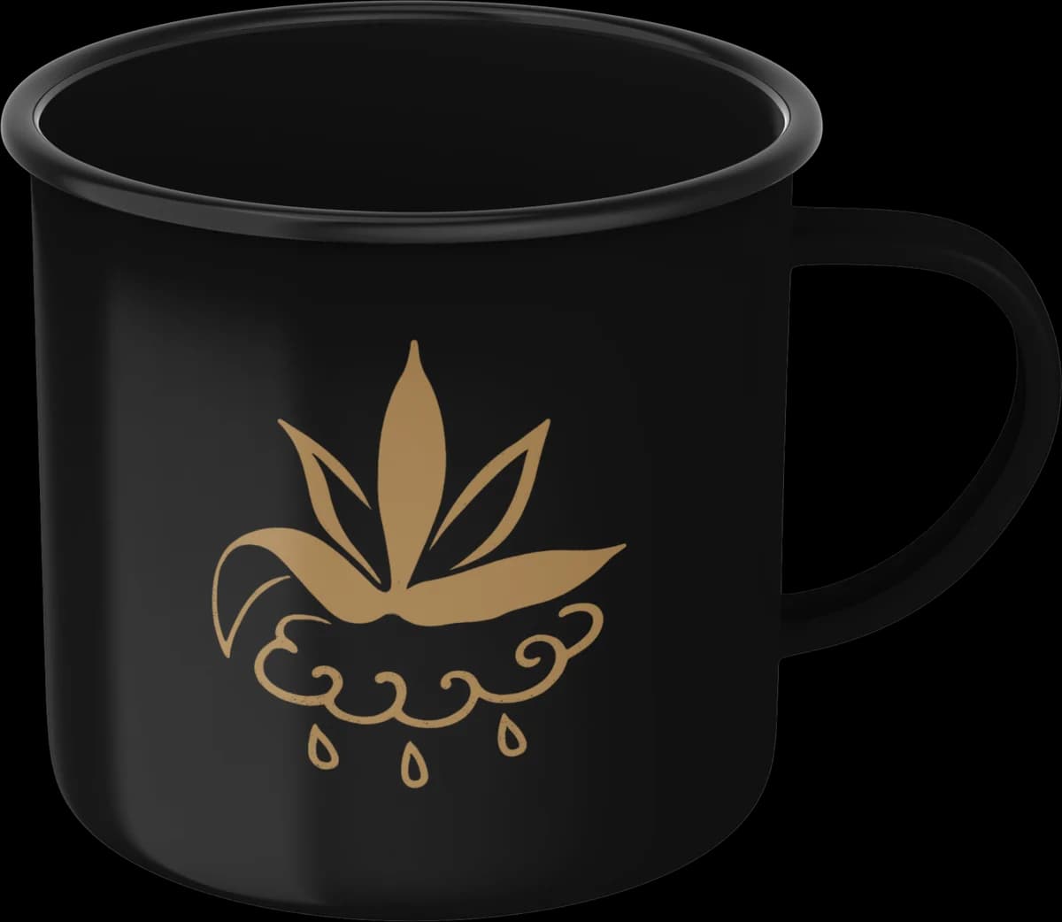 Taza de peltre